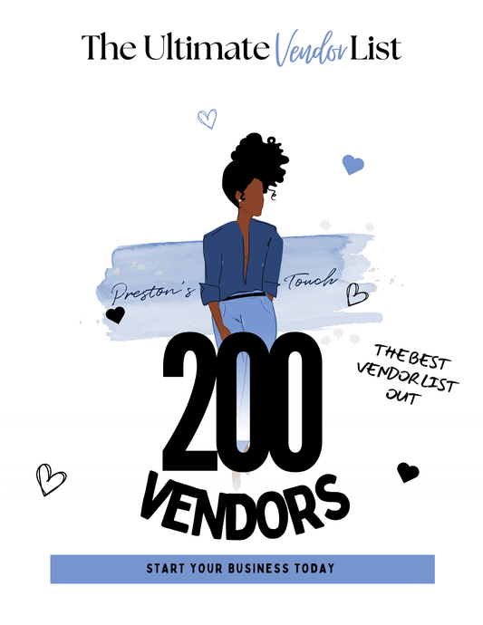 200+ Vendor List Ebook